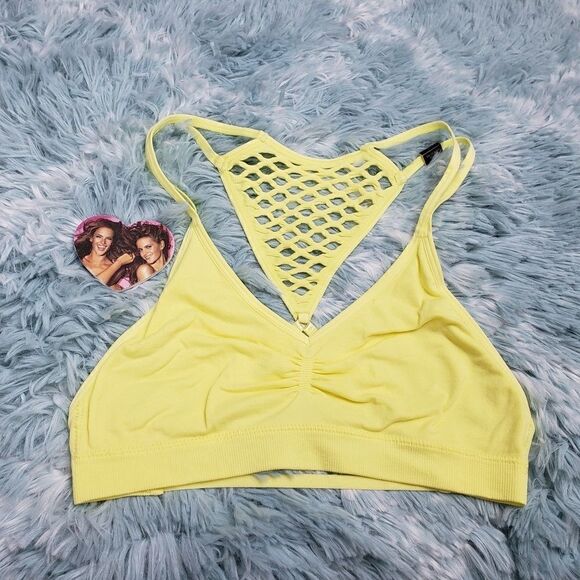 VS Fisnet Racerback Seamless Bralette Top Small - Picture 1 of 5